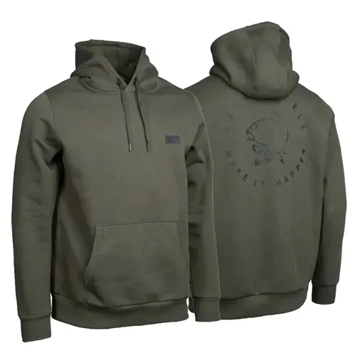 Nash Make It Happen Carp Logo Hoodie Green Size 2XL
