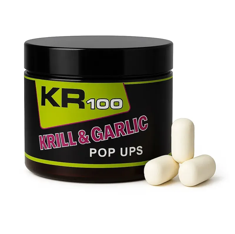 Krom Quality KR100 Pop Ups Dumbells White Krill & Garlic