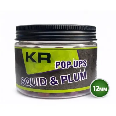 Krom Quality KR500 Pop Ups Squid Plum Multicolor 12mm