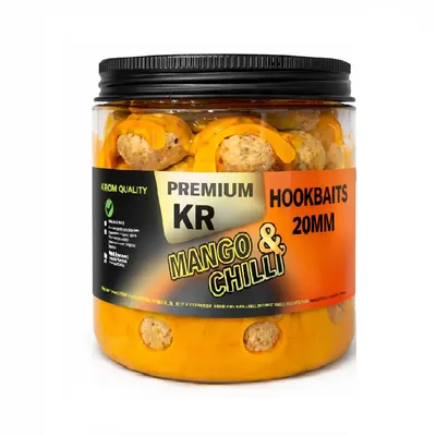 Krom Quality KR Premium Hookbaits Mango & Chilli 20mm