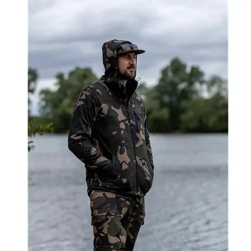 Fox Camo Full Zip Prem Sherpa Lined 310 Hoody 2XL