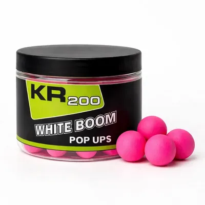 Krom Quality KR200 Pop Ups White Boom Pink 20mm