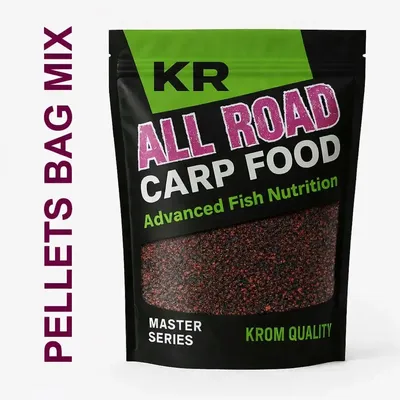 Krom Quality All Road Pellets Bag Mix 800g