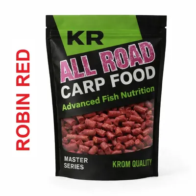 Krom Quality All Road Power Pellets Robin Red 8mm 800gr