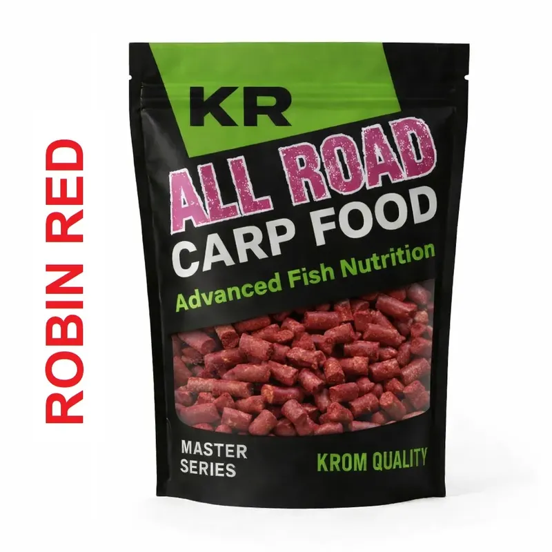 Krom Quality All Road Power Pellets Robin Red 8mm 800gr