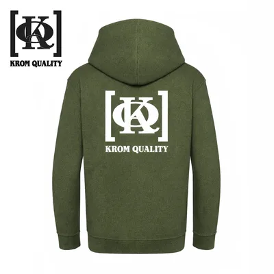 Krom Quality Sudadera Verde Talla 2XL