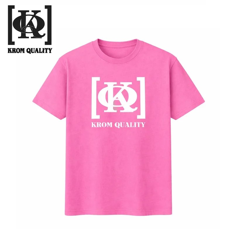 Krom Quality Camiseta Manga Corta Rosa Talla L
