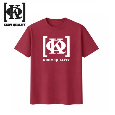 Krom Quality Camiseta Manga Corta Granate Talla S