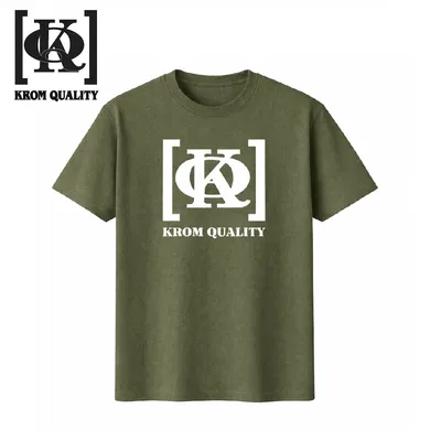 Krom Quality Camiseta Manga Corta Verde Talla M