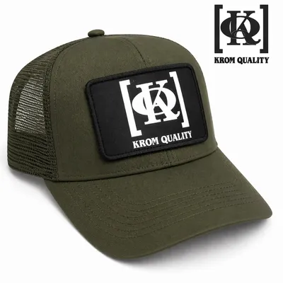 Krom Quality Gorra Verde Parche