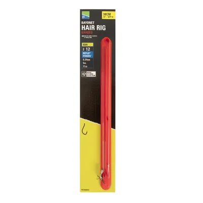 PRESTON INNOVATIONS BAYONET HAIR RIGS 4in 10CM SIZE 12 P0160039