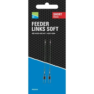 PRESTON INNOVATIONS FEEDER LINKS SOFT SHORT 55MM P0220184