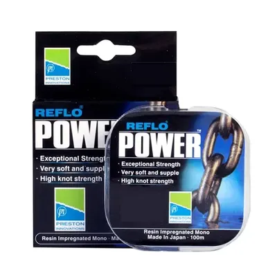 PRESTON INNOVATIONS REFLO POWER 0.15MM 6LB 2OZ 2.8KG 100M P0270010