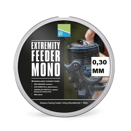PRESTON INNOVATIONS EXTREMITY FEEDER MONO 0.30MM 13LB 4OZ 6.0KG 300M P0270048