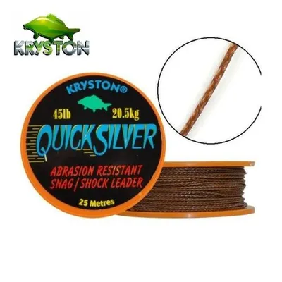KRYSTON QUICKSILVER SHOCK LEADER BROWN 45LB 20M KR QS3