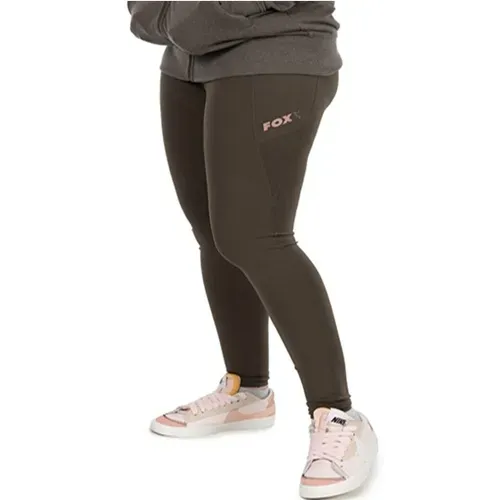 Fox Wc Womens Clothing Leggings Olive/Mauve Size M 12/14