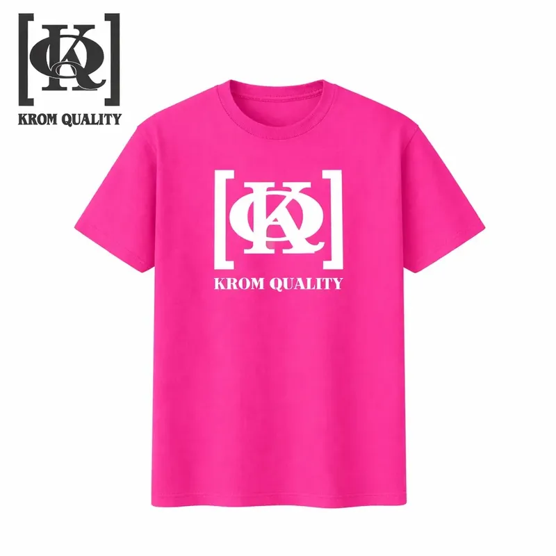 Krom Quality Camiseta Manga Corta Unisex Fucsia Talla L