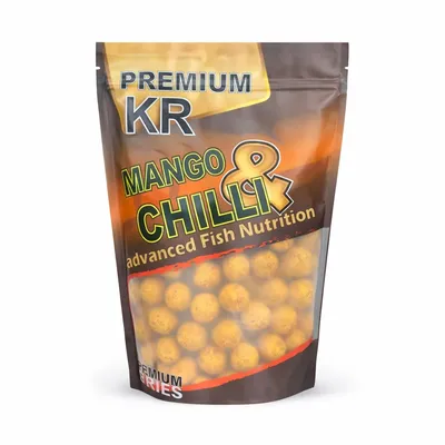 Krom Quality KR Premium Boilies Mango & Chilli 24mm 800g
