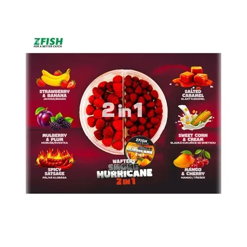 ZFISH WAFTERS SMOKE HURRICANE 2 EN 1 CARAMELO & SALADO 8/10mm ZF3120