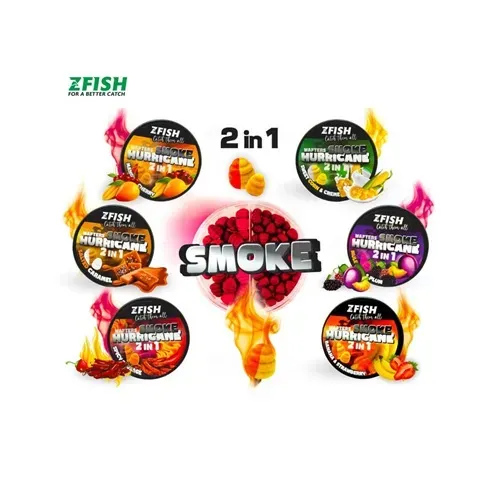 ZFISH WAFTERS SMOKE HURRICANE 2 EN 1 SPICY & SAUSAGE 8/10mm ZF3144