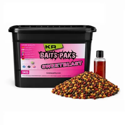 Krom Quality Baits Packs Sweet Blast Pellets 5Kg