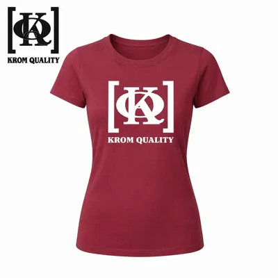 Krom Quality Camiseta Chica Granate Talla L