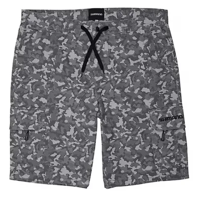 Shimano Cargo Shorts Grey & Camo Size 2XL
