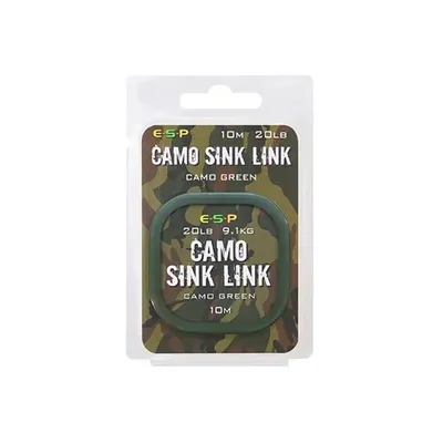 ESP Camo Sink Link Camo Green 20lb 9.1kg 10m