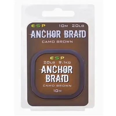 ESP Anchor Braid Gravel Brown 15lb 6.8kg 10m