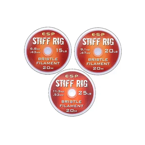 ESP Stiff Rig Bristle Filament 25lb 11.3kg 20m