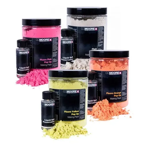 CC Moore Pop Ups Making Pack Fluoro White 200g + 50g