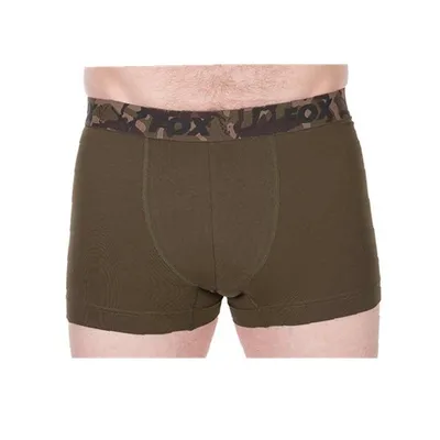 Fox Boxer Shorts 2Pack Khaki & Black Size XL