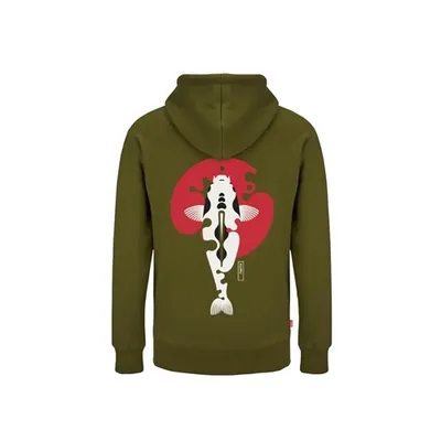 Kumu Sudadera Hoody Rising Sun Khaki Size 4xl