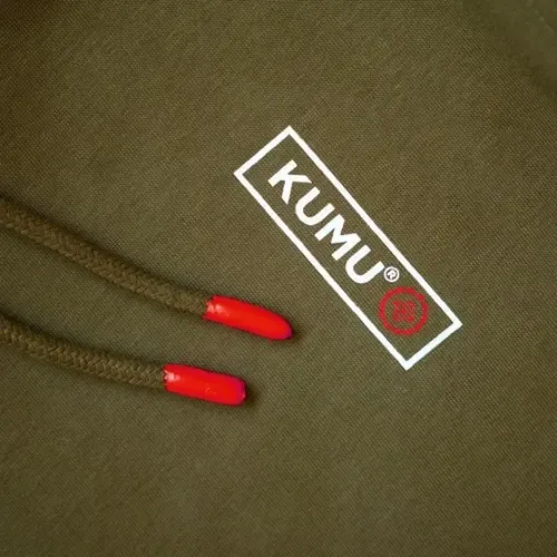 Kumu Sudadera Hoody Rising Sun Khaki Size 4xl