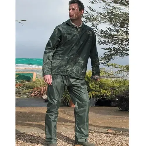 Result Heavyweight Traje Impermeable Waterproof Olive Size L