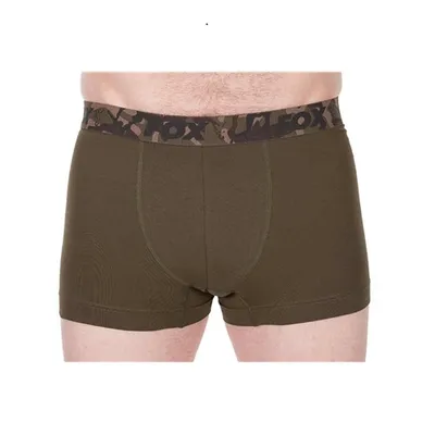 Fox Boxer Shorts 2Pack Khaki / Black Size L