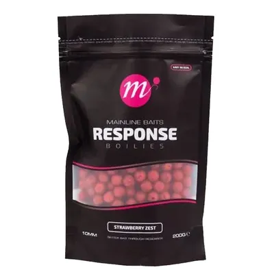 MAINLINE RESPONSE BOILIES STRAWBERRY ZEST 10MM 200G M01002