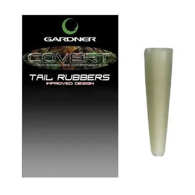 GARDNER COVERT TAIL RUBBERS C THRU GREEN CTRCG