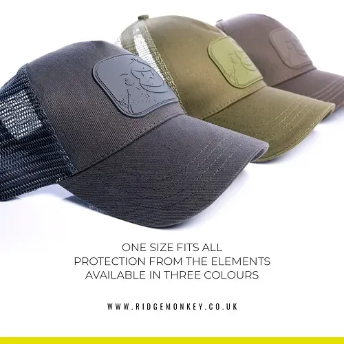 Ridgemonkey Dropback Pastel Trucker Cap Grey