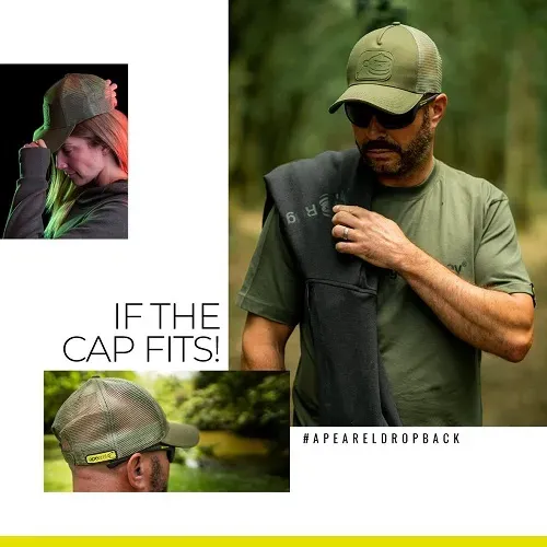 Ridgemonkey Dropback Pastel Trucker Cap Grey