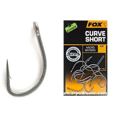 Fox Anzuelos Edges Arma Point Curve Short Size 4