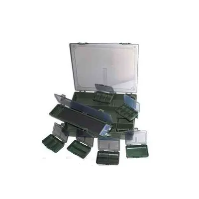 NGT TACKLE BOX 7+1 BLACK FTB SYSTEM 7+1