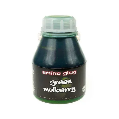 MASSIVE BAITS AMINO GLUG GREEN MULBERRY 250ML AG012