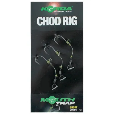 Korda Anzuelos Montados Chod Rig Short 25cm Size 6