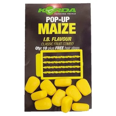 KORDA POP UPS MAIZE I.B. FLAVOUR YELLOW KPB32