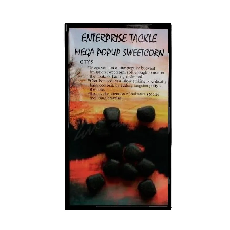 ENTERPRISE TACKLE IMITATION SWEETCORN NEGRO ET13B