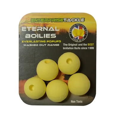 ENTERPRISE TACKLE ETERNAL BOILIES AMARILLO PALIDO 15 MM ET34WOY15