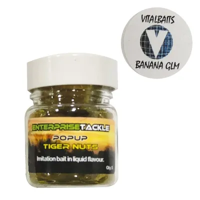 ENTERPRISE TACKLE TIGERNUT VITALBAITS BANANA GLM (TAMAÑO PEQUEÑO) ET33MTVB