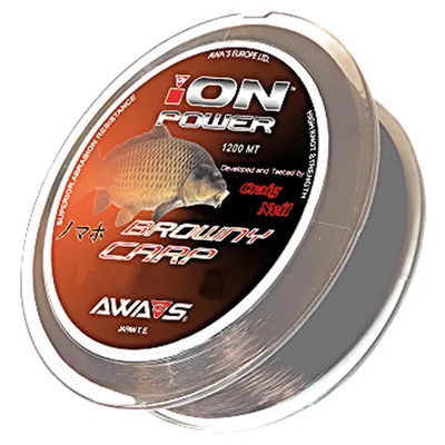 AWA SHIMA ION POWER BROWNY CARP 0,37MM 25,8KG 1200M