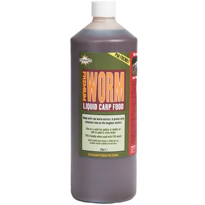 DYNAMITE BAITS PREMIUM WORM LIQUID CARP FOOD 1L DY1191